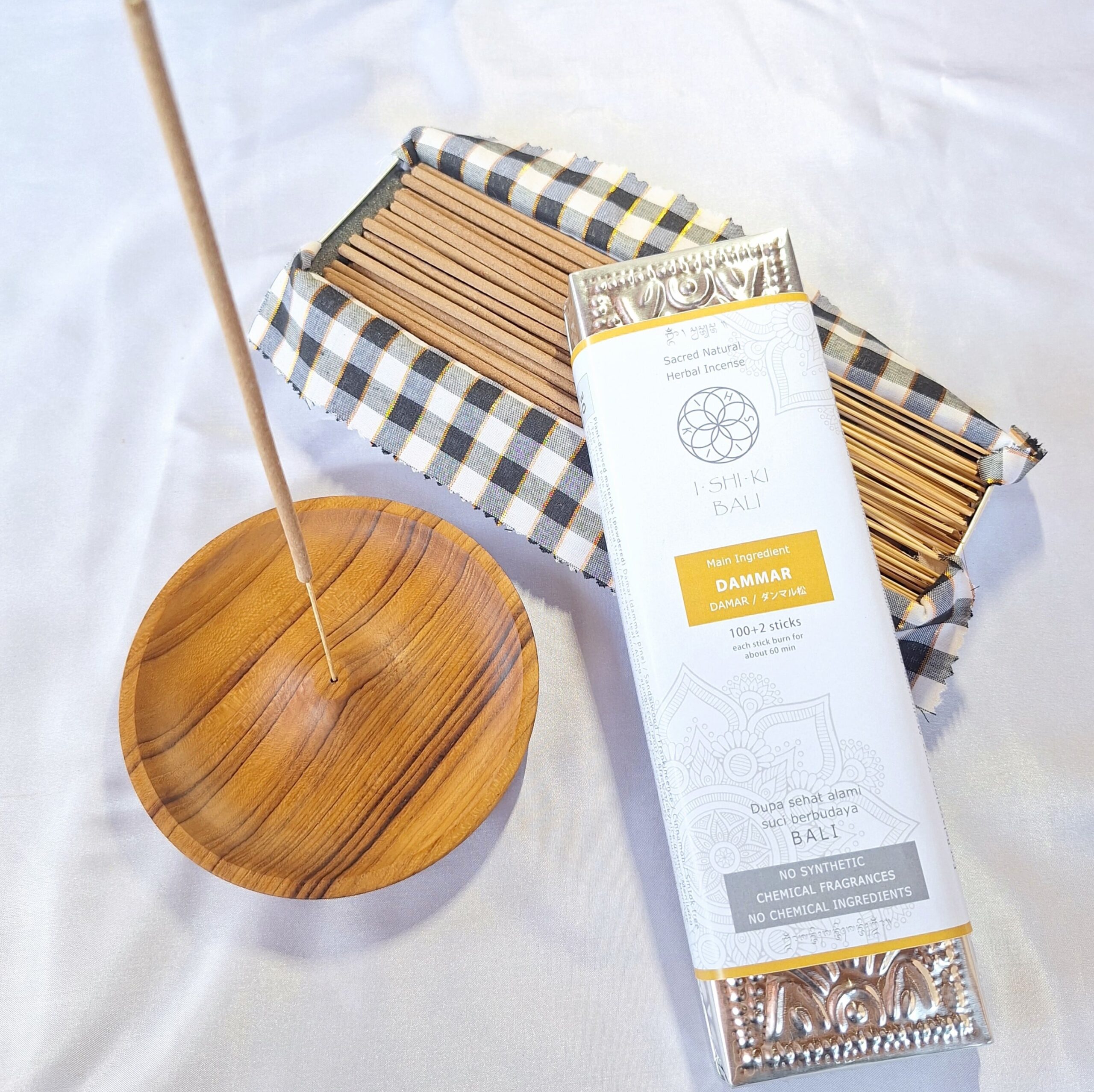 Sacred Natural Herb Incense Sticks - Dammar (Dammar Pine): 100+2 Sticks. - Image 2