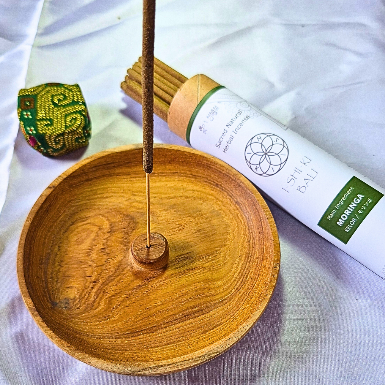 Sacred Natural Herbal Incense Sticks – Moringa (Kelor): 21 Sticks - Image 5