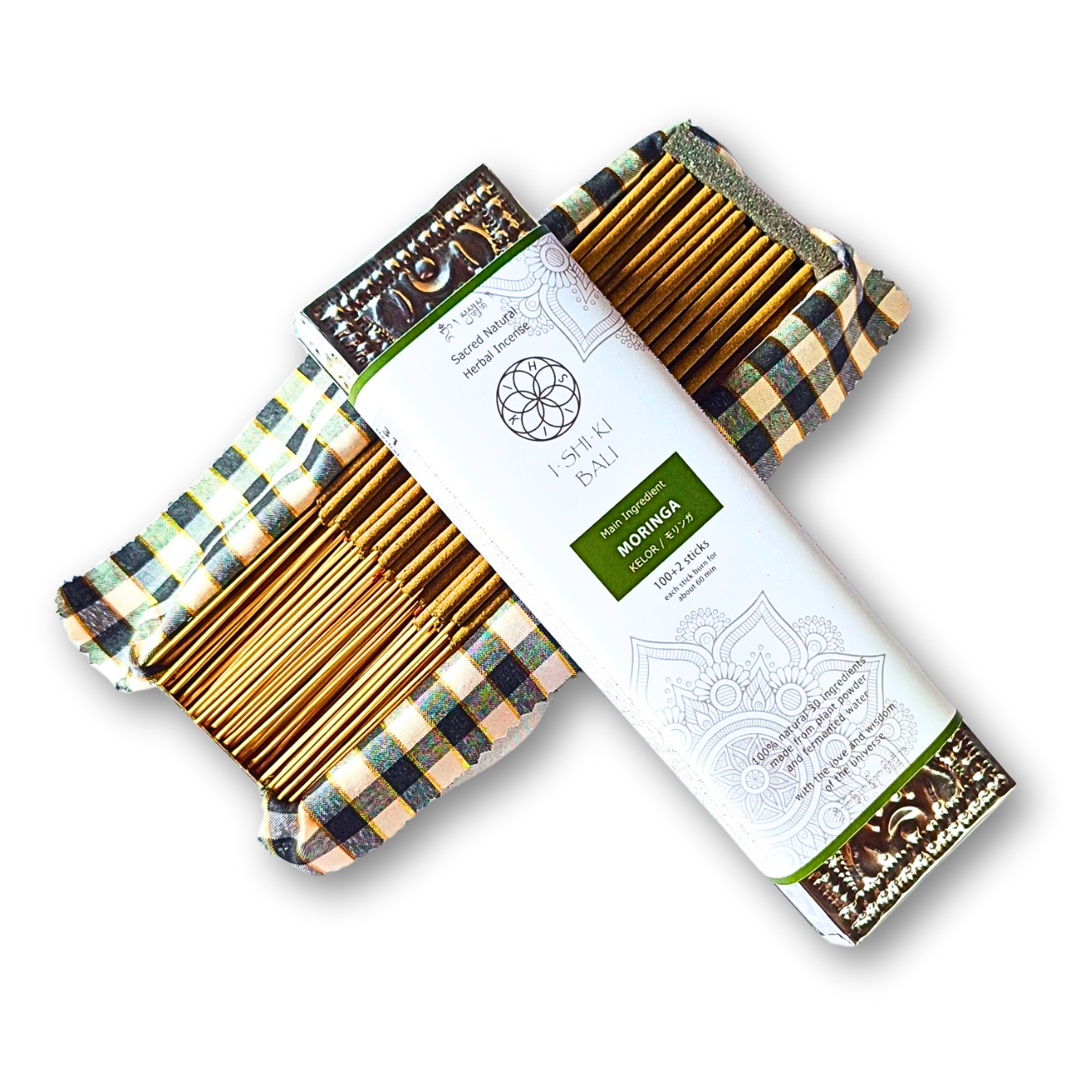 Sacred Natural Herbal Incense Sticks – Moringa (Kelor): 100+2 Sticks - Image 7