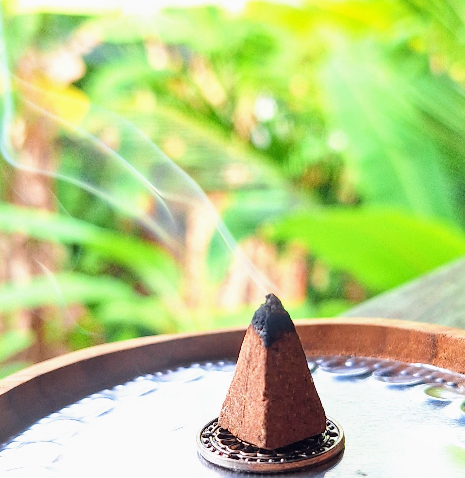 Pyramid Cone Incense with Holder – Kaffir Lime (Jeruk Purut): 12 Cones. Sacred Natural Herbal Incense by ISHIKI-BALI. - Image 10