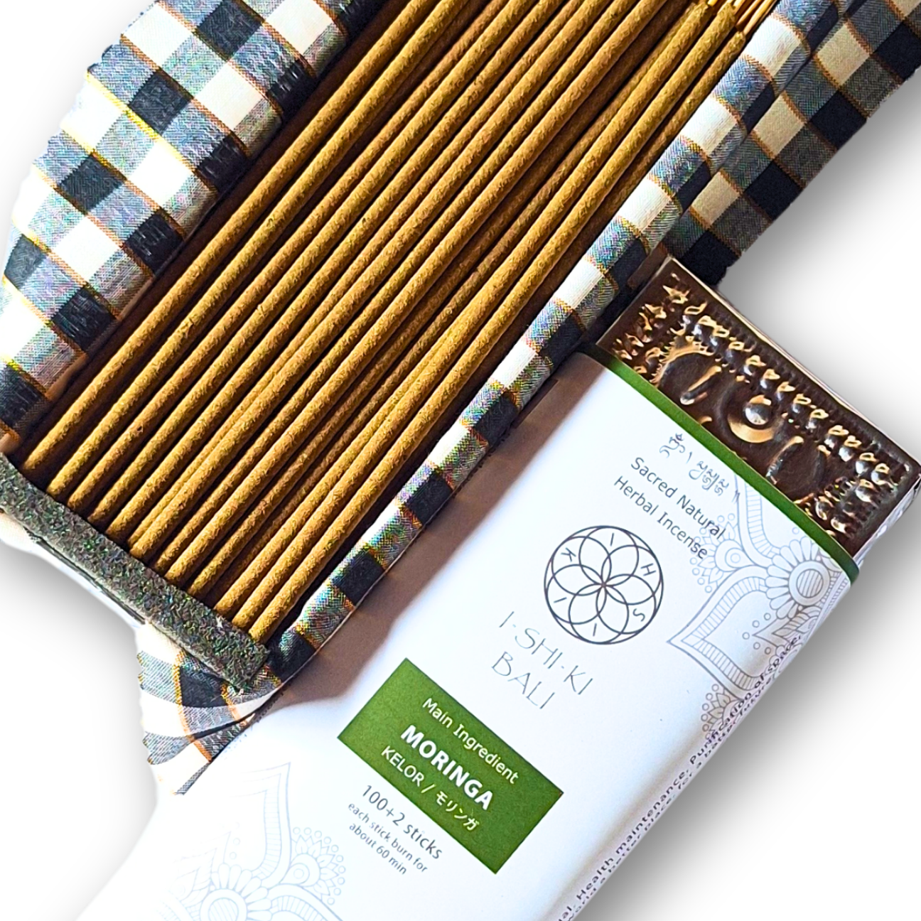 Sacred Natural Herbal Incense Sticks – Moringa (Kelor): 100+2 Sticks - Image 3
