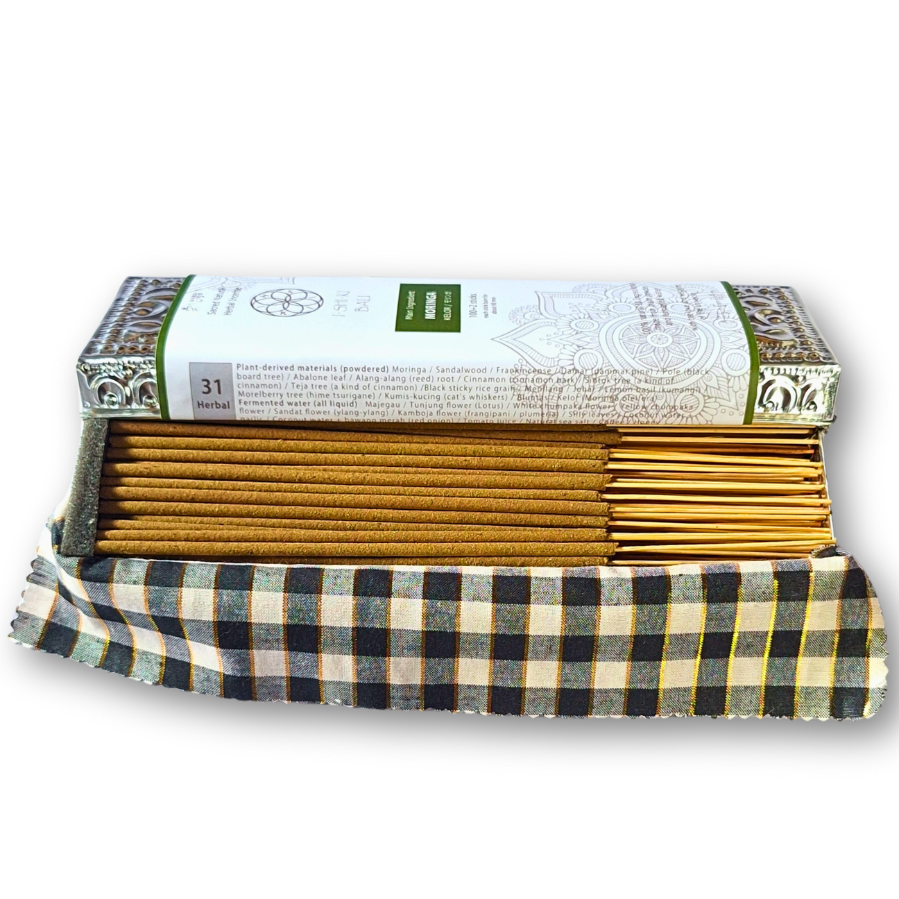 Sacred Natural Herbal Incense Sticks – Moringa (Kelor): 100+2 Sticks - Image 5