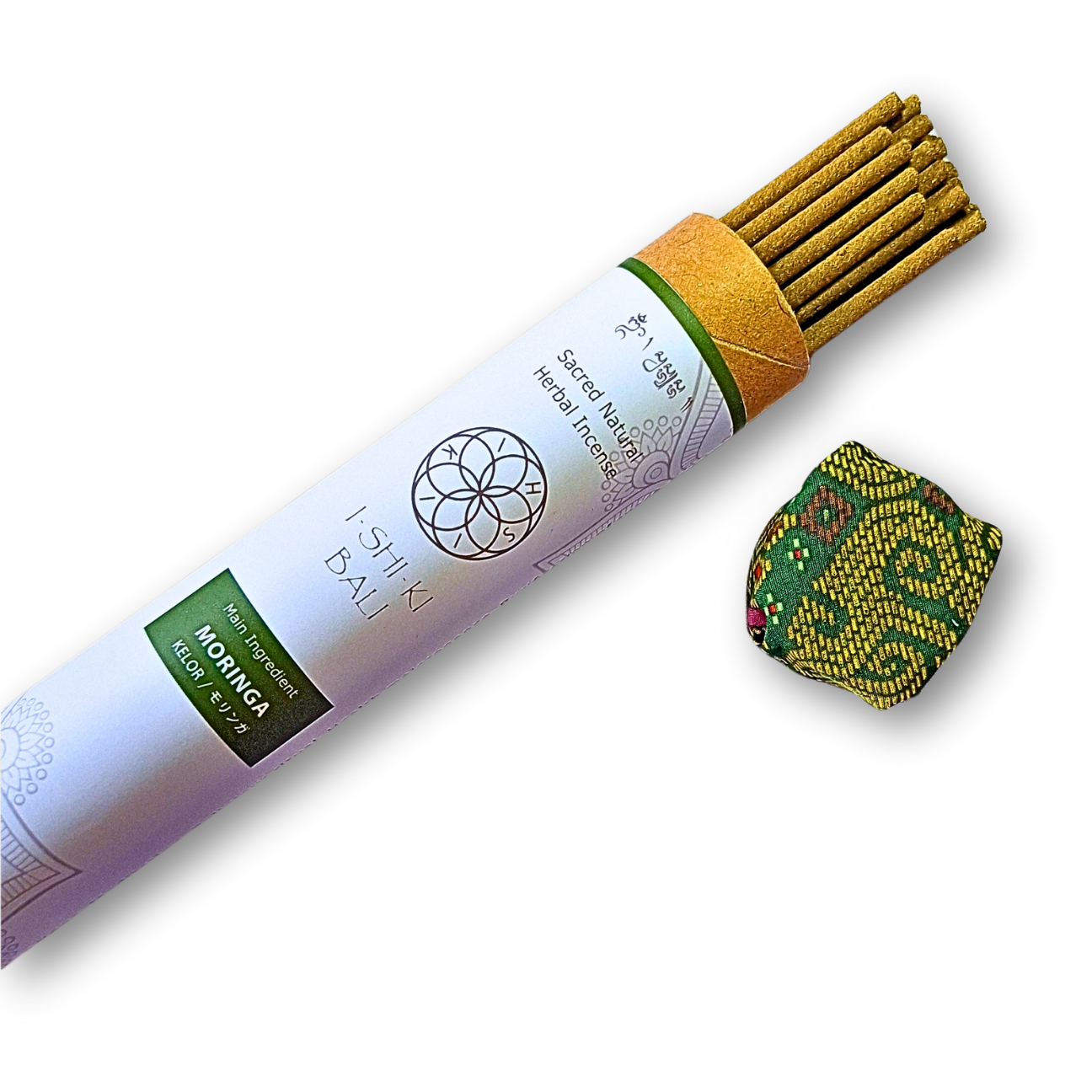 Sacred Natural Herbal Incense Sticks – Moringa (Kelor): 21 Sticks - Image 3